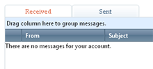 Messages screen - Messages screen
