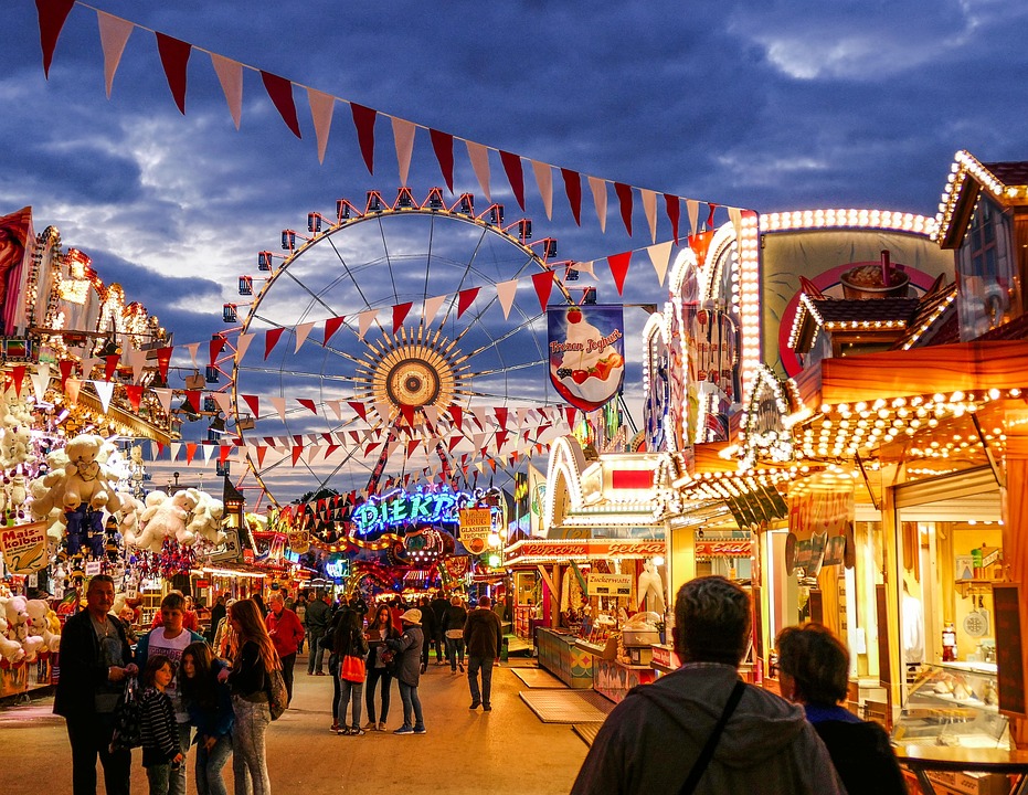People at a fair