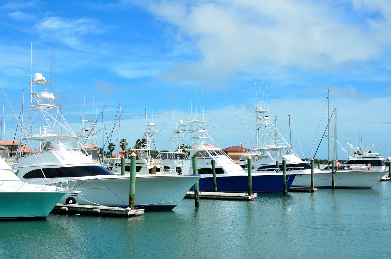 Marina commercial boat storage