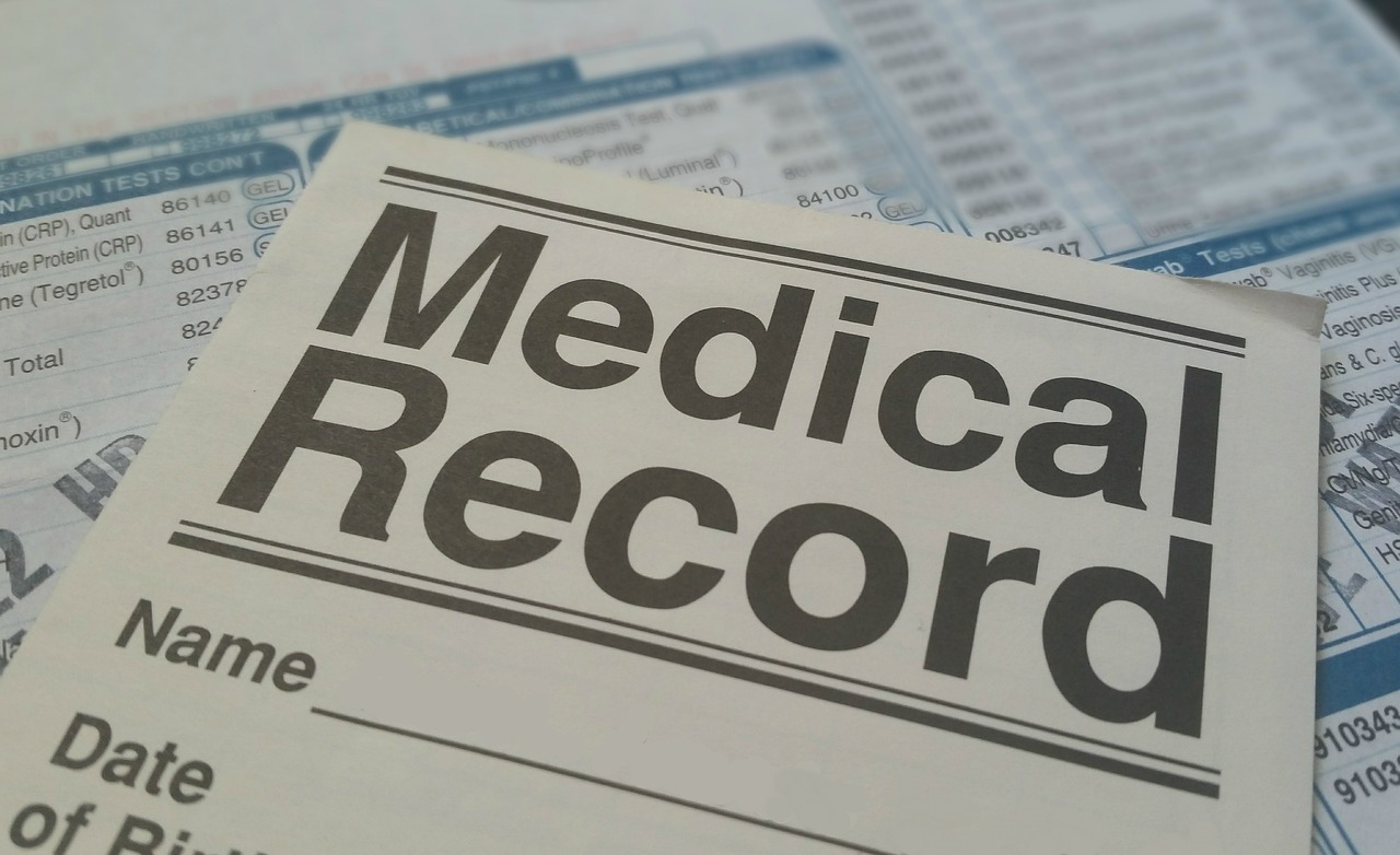 Medical record at elderly living facility