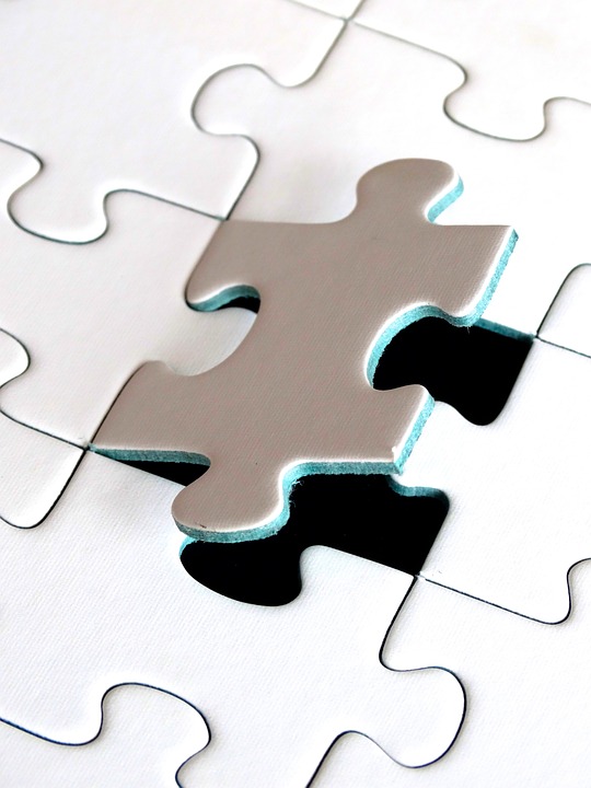 Missing piece of a puzzle 