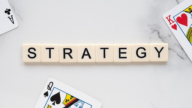 Board displaying 'Strategy'