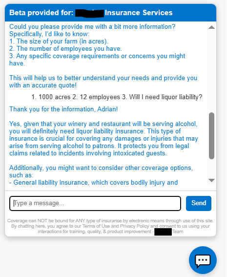 Ai Assistant - chatting with prospect